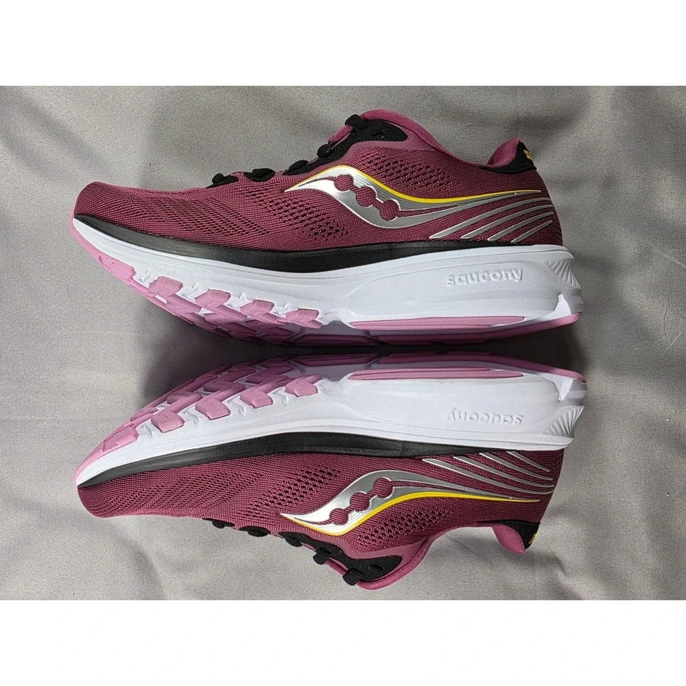 Saucony Ride 14 Running Shoes Women 8.5 Violet Quartz Vizigold S10650-18 NEW